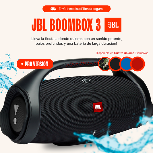 JBL BOOMBOX 3 ORIGINAL: LA BATERÍA QUE NUNCA TE DEJA (cópia)