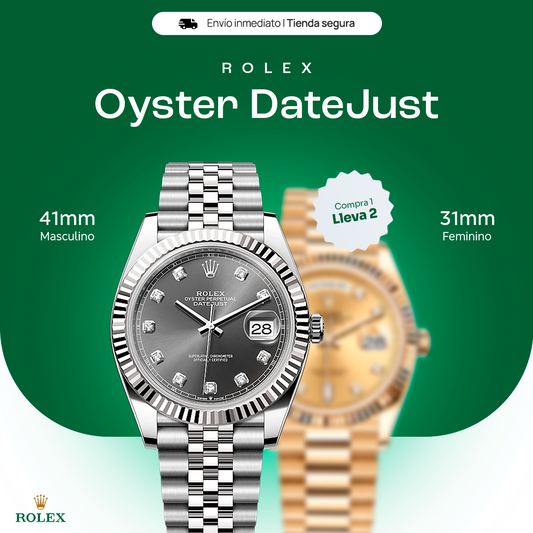 KIT DOBLE ELEGANCIA ROLEX OYSTER DATEJUST - ¡COMPRE 1 Y LLEVE 2!